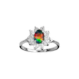 Princess Triplet Opal Ring