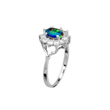 Princess Triplet Opal Ring